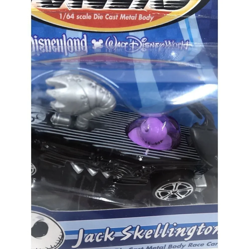 Disney Racers Jack Skellington 1/64 Scale Die Cast Metal Body Race Car. Sealed
